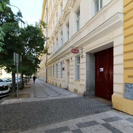 Vinohrady Sazavska Lägenhet Prag
